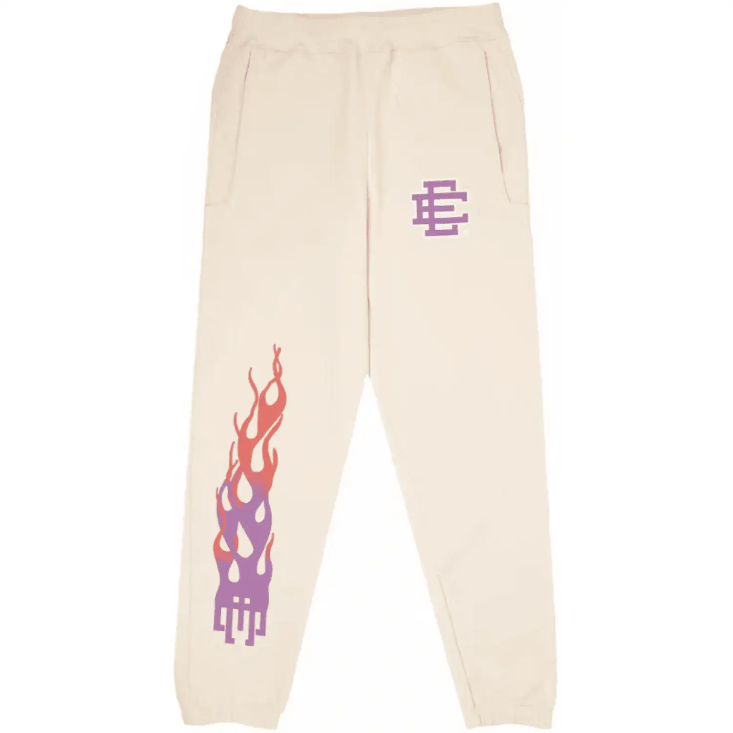 EE Basic Sweatpant SS23 Off White front view