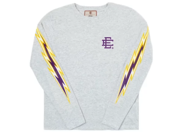 Eric Emanuel EE Long Sleeve T-shirt – Puple/Yellow